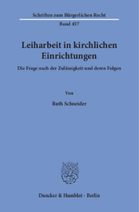 Leiharbeit in kirchlichen Einrichtungen