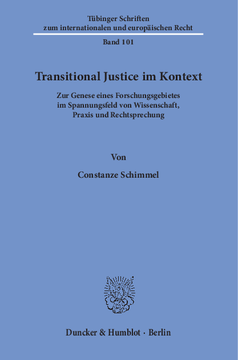 Transitional Justice im Kontext