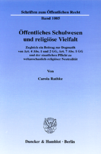 Öffentliches Schulwesen und religiöse Vielfalt