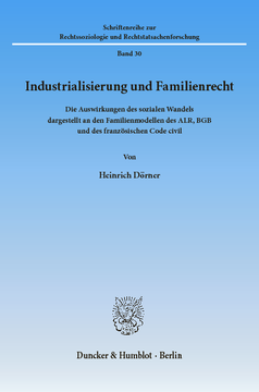 Industrialisierung und Familienrecht