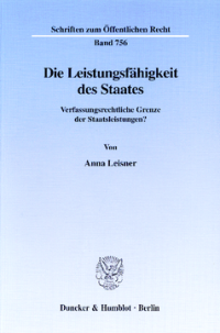 Die Leistungsfähigkeit des Staates