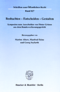 Beobachten - Entscheiden - Gestalten