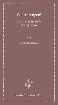 Wie anfangen? Wie anfangen?