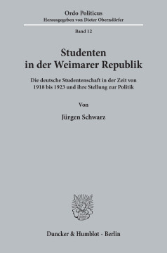 Studenten in der Weimarer Republik