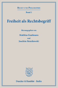 Freiheit als Rechtsbegriff