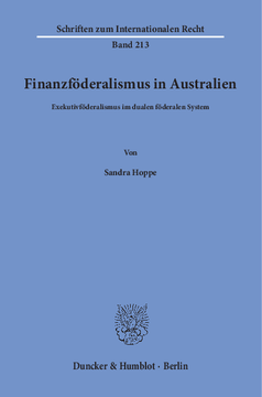 Finanzföderalismus in Australien
