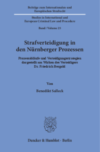 Strafverteidigung in den Nürnberger Prozessen