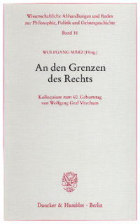 An den Grenzen des Rechts