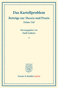 Das Kartellproblem