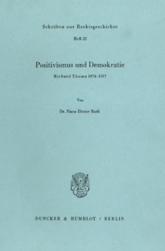 Positivismus und Demokratie Positivismus und Demokratie