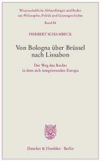Von Bologna über Brüssel nach Lissabon