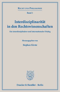 Interdisziplinarität in den Rechtswissenschaften