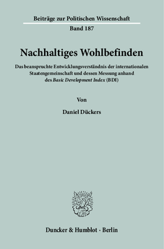 Nachhaltiges Wohlbefinden Nachhaltiges Wohlbefinden