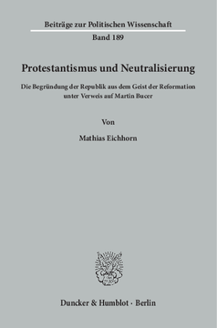 Protestantismus und Neutralisierung