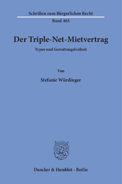 Der Triple-Net-Mietvertrag