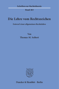 Die Lehre vom Rechtszeichen