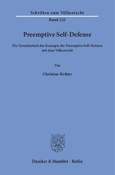 Preemptive Self-Defense