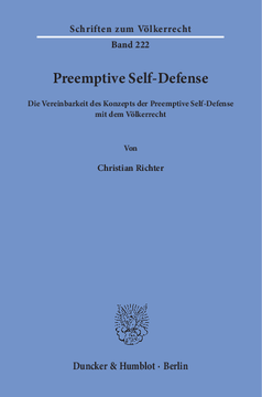 Preemptive Self-Defense Preemptive Self-Defense