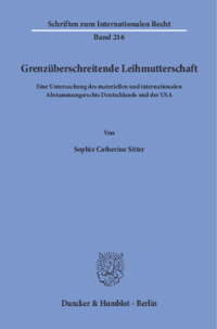 Grenzüberschreitende Leihmutterschaft