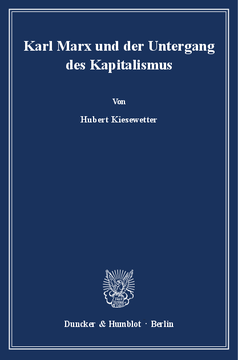 Karl Marx und der Untergang des Kapitalismus