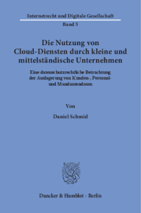 Die Nutzung von Cloud-Diensten durch kleine und mittelständische Unternehmen