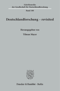 Deutschlandforschung – revisited