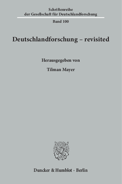 Deutschlandforschung – revisited