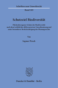Schutzziel Biodiversität