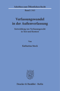 Verfassungswandel in der Außenverfassung