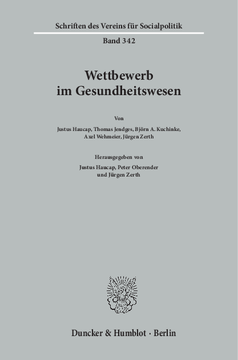 Wettbewerb im Gesundheitswesen Wettbewerb im Gesundheitswesen