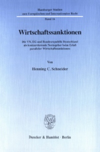 Wirtschaftssanktionen