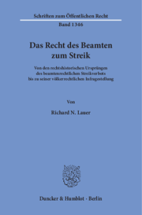 Das Recht des Beamten zum Streik