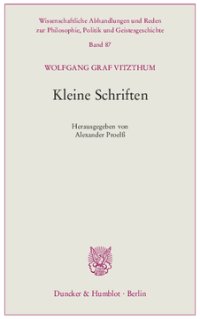 Kleine Schriften