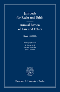 Jahrbuch für Recht und Ethik / Annual Review of Law and Ethics