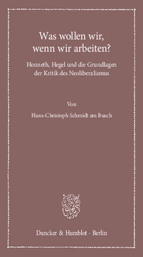 Was wollen wir, wenn wir arbeiten? Was wollen wir, wenn wir arbeiten?