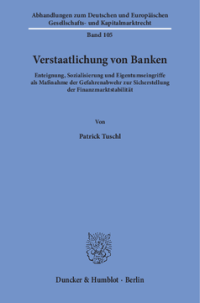 Verstaatlichung von Banken