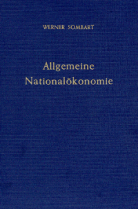 Allgemeine Nationalökonomie