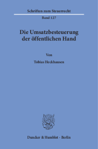 Die Umsatzbesteuerung der öffentlichen Hand