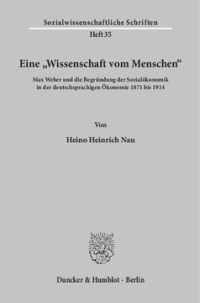 Eine »Wissenschaft vom Menschen«