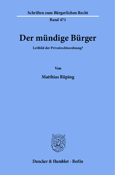 Der mündige Bürger Der mündige Bürger