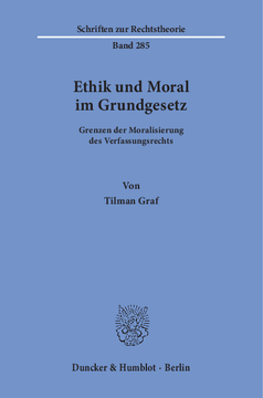 Ethik und Moral im Grundgesetz