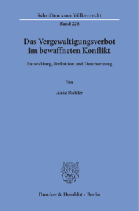 Das Vergewaltigungsverbot im bewaffneten Konflikt