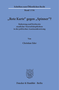 »Rote Karte« gegen »Spinner«?