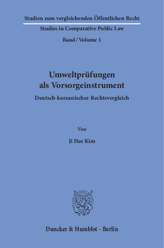 Umweltprüfungen als Vorsorgeinstrument Umweltprüfungen als Vorsorgeinstrument
