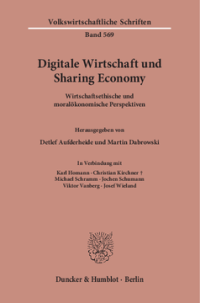 Digitale Wirtschaft und Sharing Economy