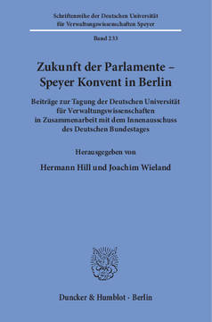 Zukunft der Parlamente – Speyer Konvent in Berlin