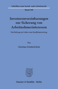 Investorenvereinbarungen zur Sicherung von Arbeitnehmerinteressen