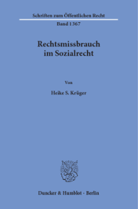 Rechtsmissbrauch im Sozialrecht