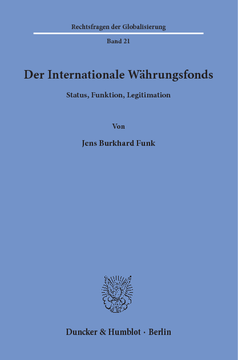 Der Internationale Währungsfonds Der Internationale Währungsfonds