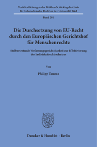 Die Durchsetzung von EU-Recht durch den Europäischen Gerichtshof für Menschenrechte